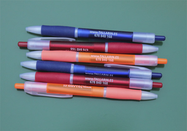 Bolígrafos personalizados Zonet para publicidad de Tallarin