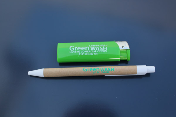 Bolígrafo reciclado ecolour Green Wash