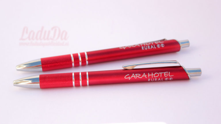 Bolígrafos para empresas o particulares Lane con publicidad de Gara Hotel