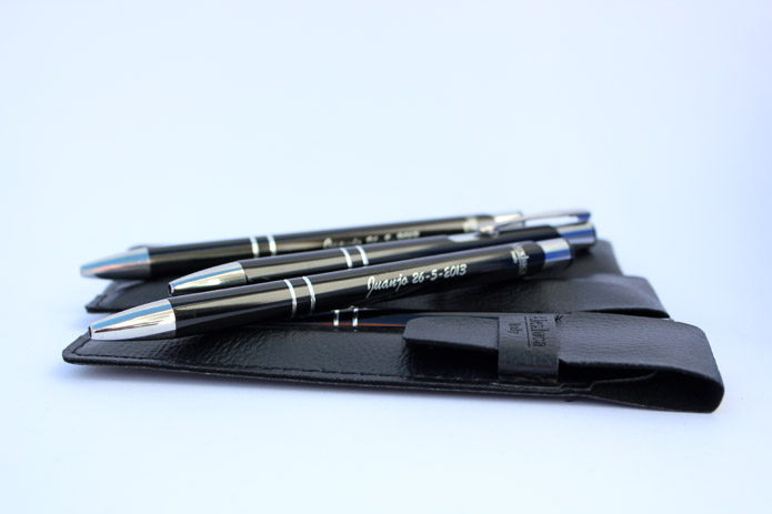 Bolígrafos para Comunión personalizados en tinta plata