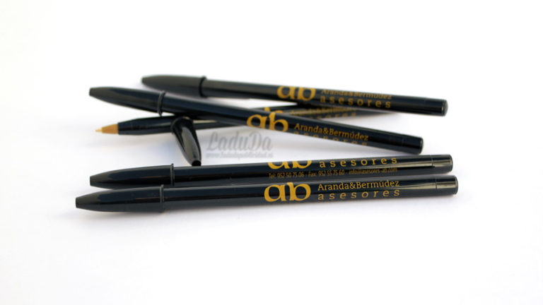 Bolígrafos personalizados BIC Style para AB asesores