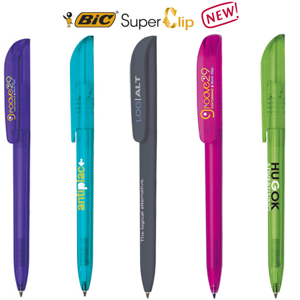 Bolígrafos BIC Super Clip personalizados