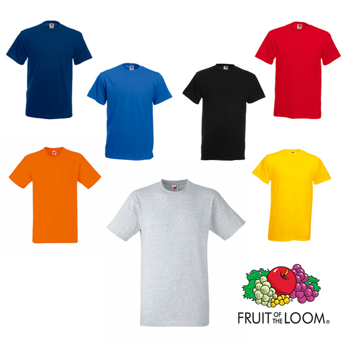 Camiseta Fruit of the Loom Heavy-T color