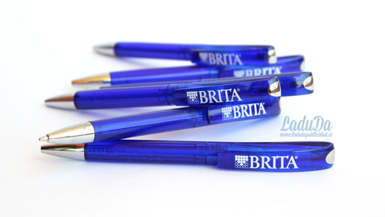 Bolígrafos Ines Color personalizados para Brita