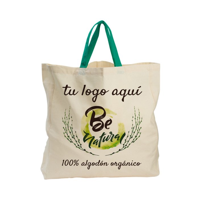 Bolsas algodón orgánico personalizadas Aloe