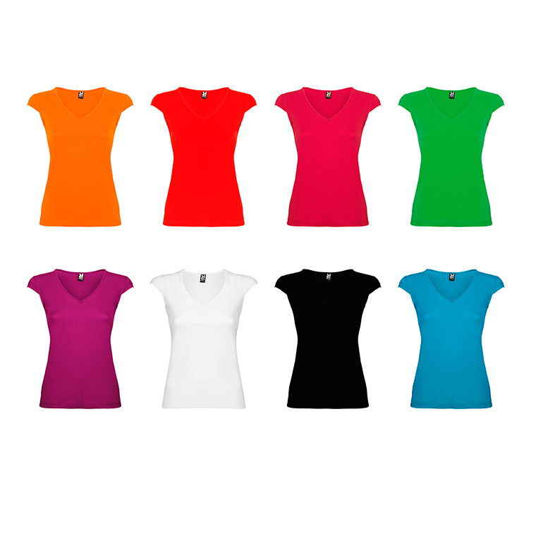 Colores camiseta promocional mujer Martinica